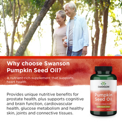 Swanson Pumpkin Seed Oil 1,000 mg - 100 Softgels