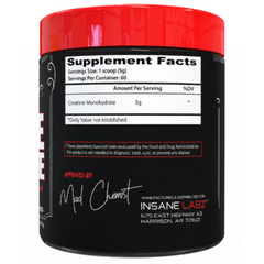 Insane Labz Creatine Monohydrate 60 Servings – 300g