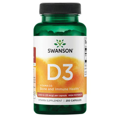 Swanson Vitamin D3 - High Potency 1,000 Iu (25 mcg)