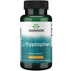 Swanson L-Tryptophan 500 mg - 60 Capsules