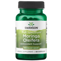 Swanson Full Spectrum Moringa Oleifera 400 mg - 60 Capsules
