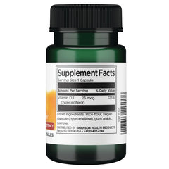 Swanson Vitamin D3 - High Potency 1,000 Iu (25 mcg)