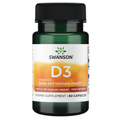Swanson Vitamin D3 - High Potency 1,000 Iu (25 mcg)