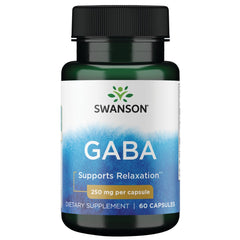 Swanson Gaba 250mg - 60 Capsules