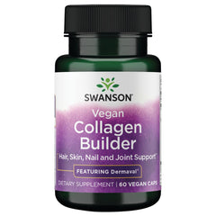 Swanson Vegan Collagen Builder Featuring Dermaval - 60 Veg Capsules