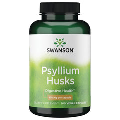 Swanson Psyllium Husks 610 mg - 100 Capsules