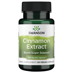 Swanson Cinnamon Extract 250 mg - 90 Capsules