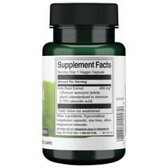 Swanson Holy Basil Extract - Standardized 400mg - 60 Veg Caps