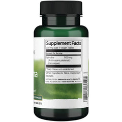 Swanson Spirulina 500 mg - 180 Vegan Tablets