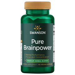 Swanson Pure Brainpower - 60 Vegan Capsules