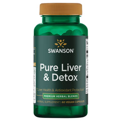 Swanson Pure Liver & Detox - 60 Vegan Capsules