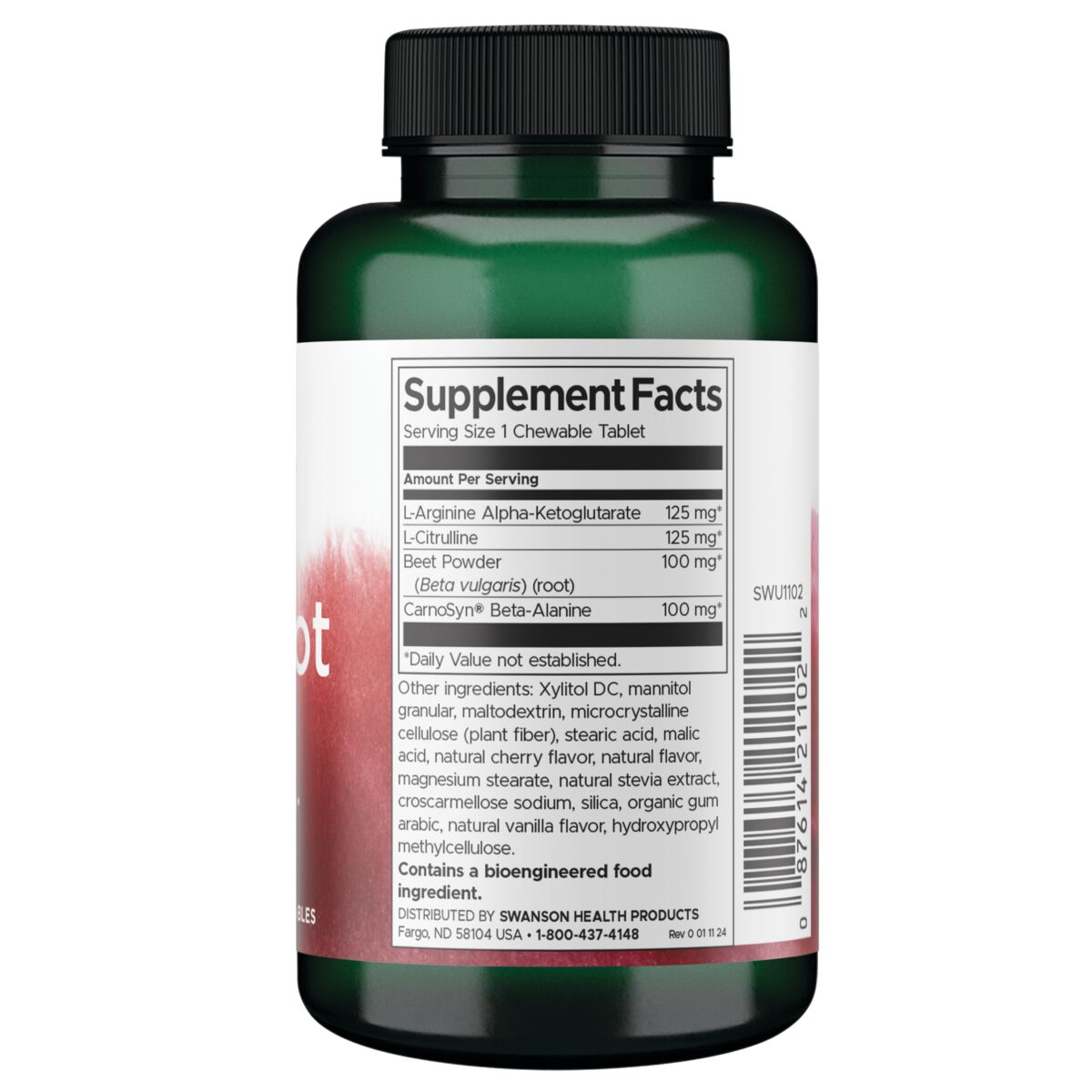 Swanson Beet Root No+ - Fast Acting 60 Chewables – DS International ZA