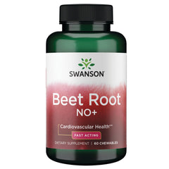 Swanson Beet Root No+ - Fast Acting 60 Chewables