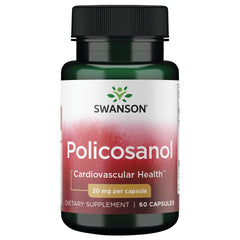 Swanson Policosanol 20 mg - 60 Capsules