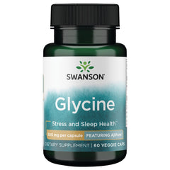 Swanson Glycine 500 mg - 60 Veggie Capsules