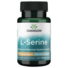 Swanson L-Serine 500 mg - 60 Veggie Capsules