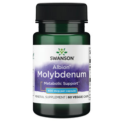 Swanson Albion Molybdenum 400 mcg - 60 Veggie Capsules