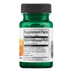 Swanson Beta-Carotene 25,000 Iu (7,500 mcg Rae) - 100 softgels
