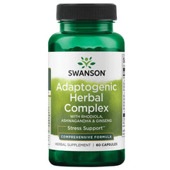 Swanson Adaptogenic Herbal Complex - 60 Capsules