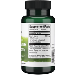 Swanson Full Spectrum Lion's Mane Mushroom - 60 Capsules
