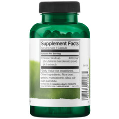 Swanson Chinese Skullcap 400mg - 90 Capsules