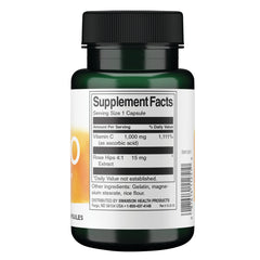 Swanson C-1000 - Vitamin C with Rose Hips 1,000mg  - 30 Capsules