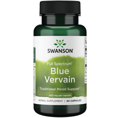 Swanson Full Spectrum Blue Vervain 400mg - 60 Capsules