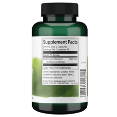 Swanson Full Spectrum Red Clover Blossom 430mg - 90 Capsules