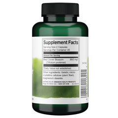 Swanson Full Spectrum Red Clover Blossom 430mg - 90 Capsules