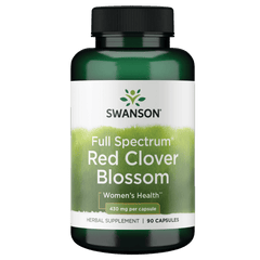 Swanson Full Spectrum Red Clover Blossom 430mg - 90 Capsules