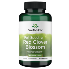 Swanson Full Spectrum Red Clover Blossom 430mg - 90 Capsules
