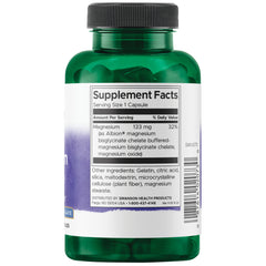 Swanson Albion Magnesium Glycinate 133mg - 90 Capsules