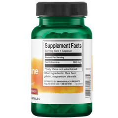 Swanson Ultra Benfotiamine - High Potency 160 mg - 60 Capsules
