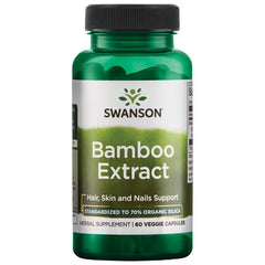 Swanson Bamboo Extract 300mg - 60 Vegan Capsules