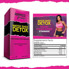 Ripped Femme Water Shed Detox - 42 Veg Capsules