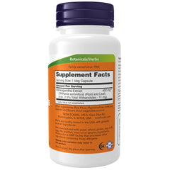 NOW Foods Ashwagandha 450 mg - 90 Veg Capsules