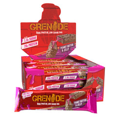 Grenade Peanut Butter & Jelly Protein Bar - 12 x 60g Bars