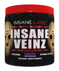 Insane Veinz Non Stimulant Pre-Workout Powder