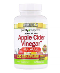 Purely Inspired 100% Pure Apple Cider Vinegar - 100 Veg Tablets