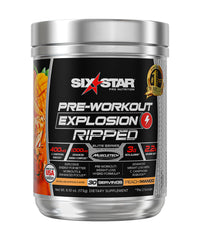 Six Star Pre-Workout Explosion Ripped Peach Mango - 173g